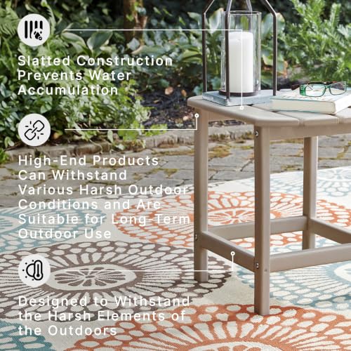 Signature Design by Ashley 1-Piece Outdoor Side Table, Driftwood - image 3