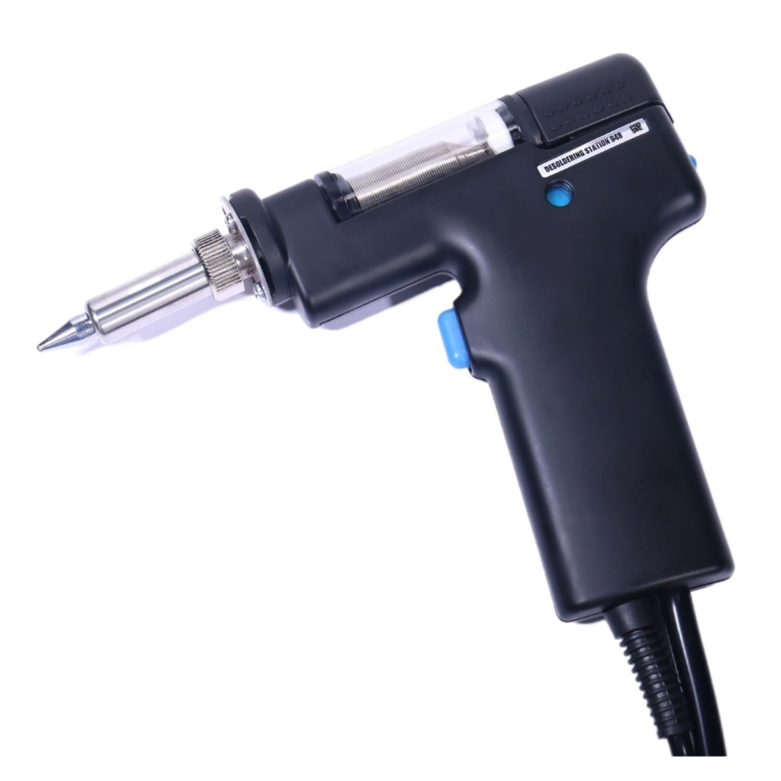 Desoldering Gun Suction Tin Replacement Accessories for WEP Soldering Station Precise Heating(Black)
