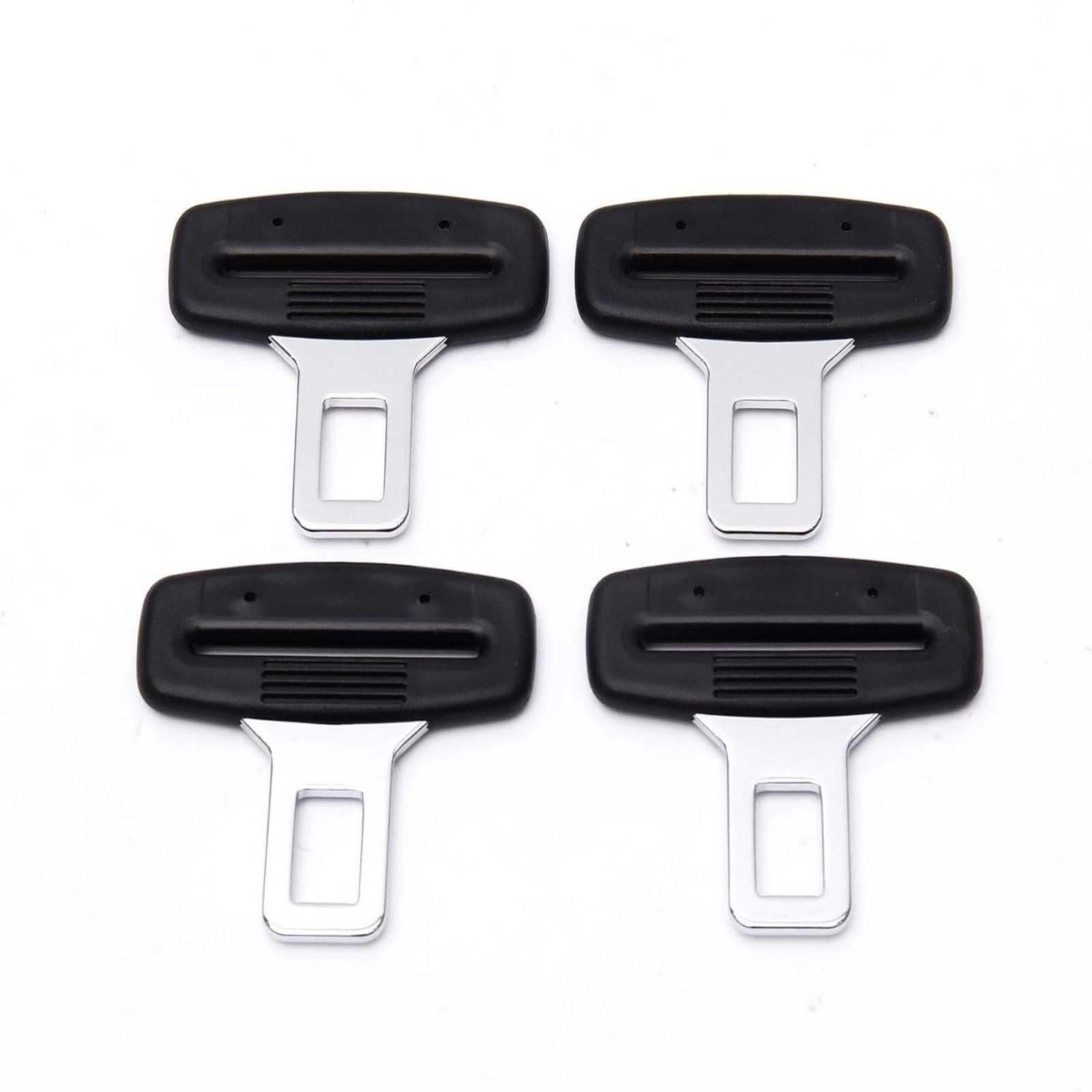 Anschnaller Adapter Auto Verlängern Gurtadapter Stecker VerläNgerung, Gurtschloss Adapter, Anschnaller Verlängerung Autogurt Stecker, Schwarz Gurtschloss Adapter für LKW Pkw (02 4pc Schwarz)