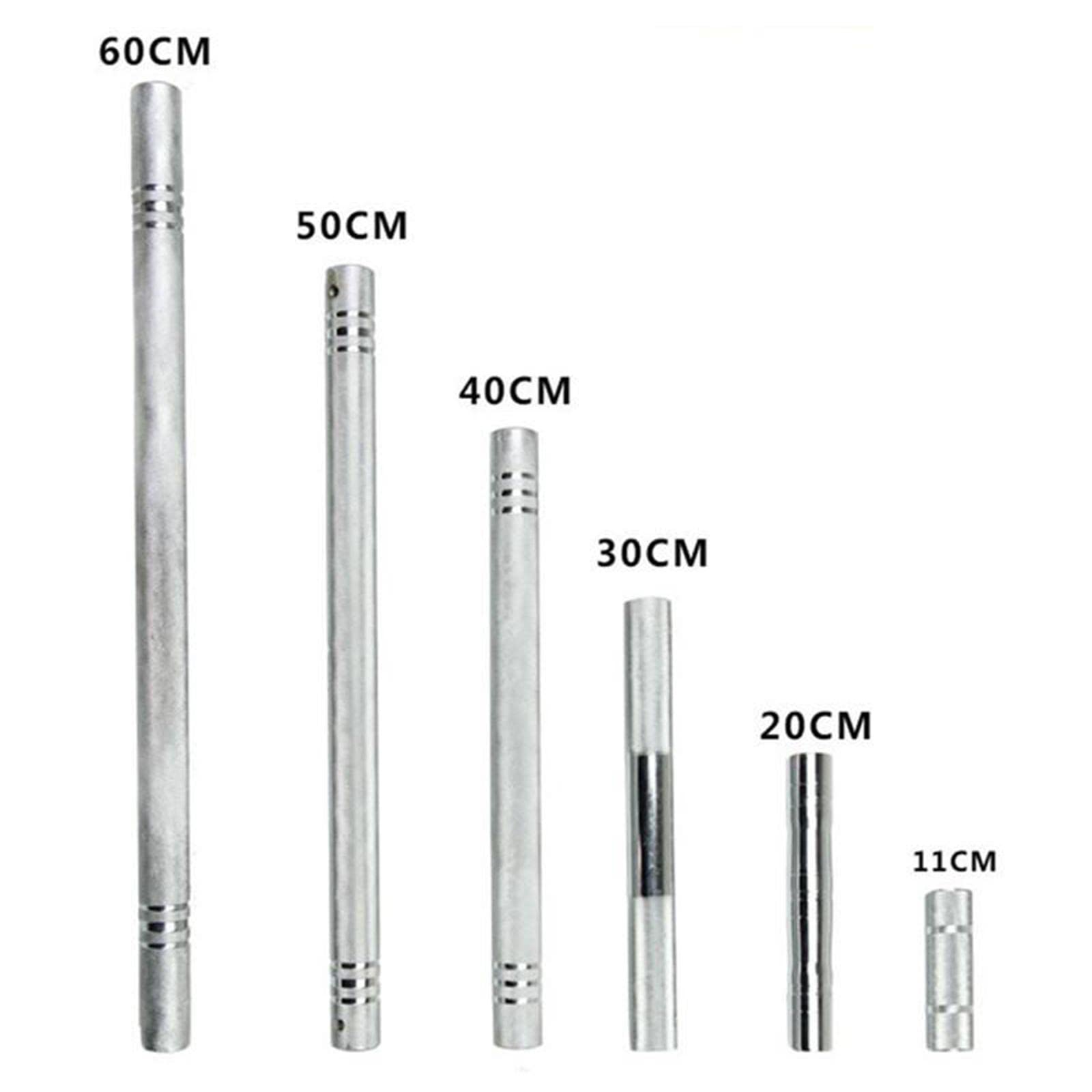 Connettore per Asta Barra di Prolunga per Manubri da 1'' Accoppiatore Estensore per Bilanciere, 30 Centimetri