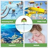 Pool Temperature Gauge - PC Material Flamingo Shape, Accurate Water Temperature Indicator, Large Display Thermal Monitor, Easy Read Floating Sensor | Backyard Swimming Pools, Spa Relaxation Corners, O - Image 3