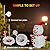 26 Inch Lighted Snowman Christmas Decoration, Pre-lit Pop Up Snowman with 45 LED Lights for Holiday Xmas Winter Indoor/Outdoor Decor, Battery Operated