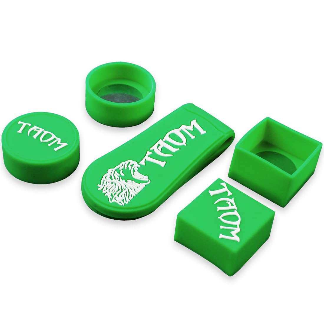 YEUEK TAOM Professional Chalk Holder Square + Round Magnetic Billiard Pool Cue Snooker Chalk Holder Silent Durable Carrying Billiards Accessories