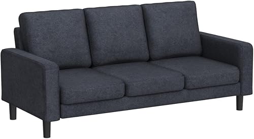 Miniatura 6 de Panana Sofá modular convertible en forma de L para espacios pequeños, marrón (gris)