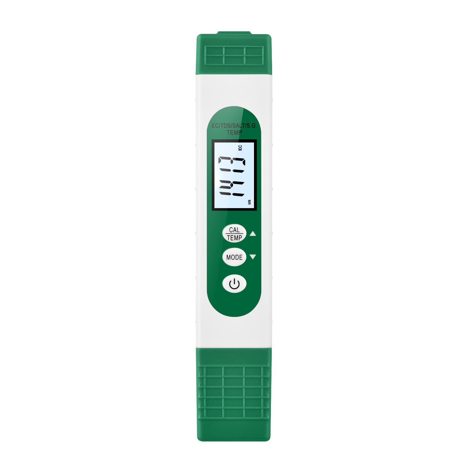 5-in-1 Multifunctional Water Quality Analyzer Portable Pen Type EC/TDS/S.G/SALT/TEMP Test Meter Water Tester LCD Digital Water Quality Detector Analysis Meter for Home Aquarium Swimming Pool Rokie
