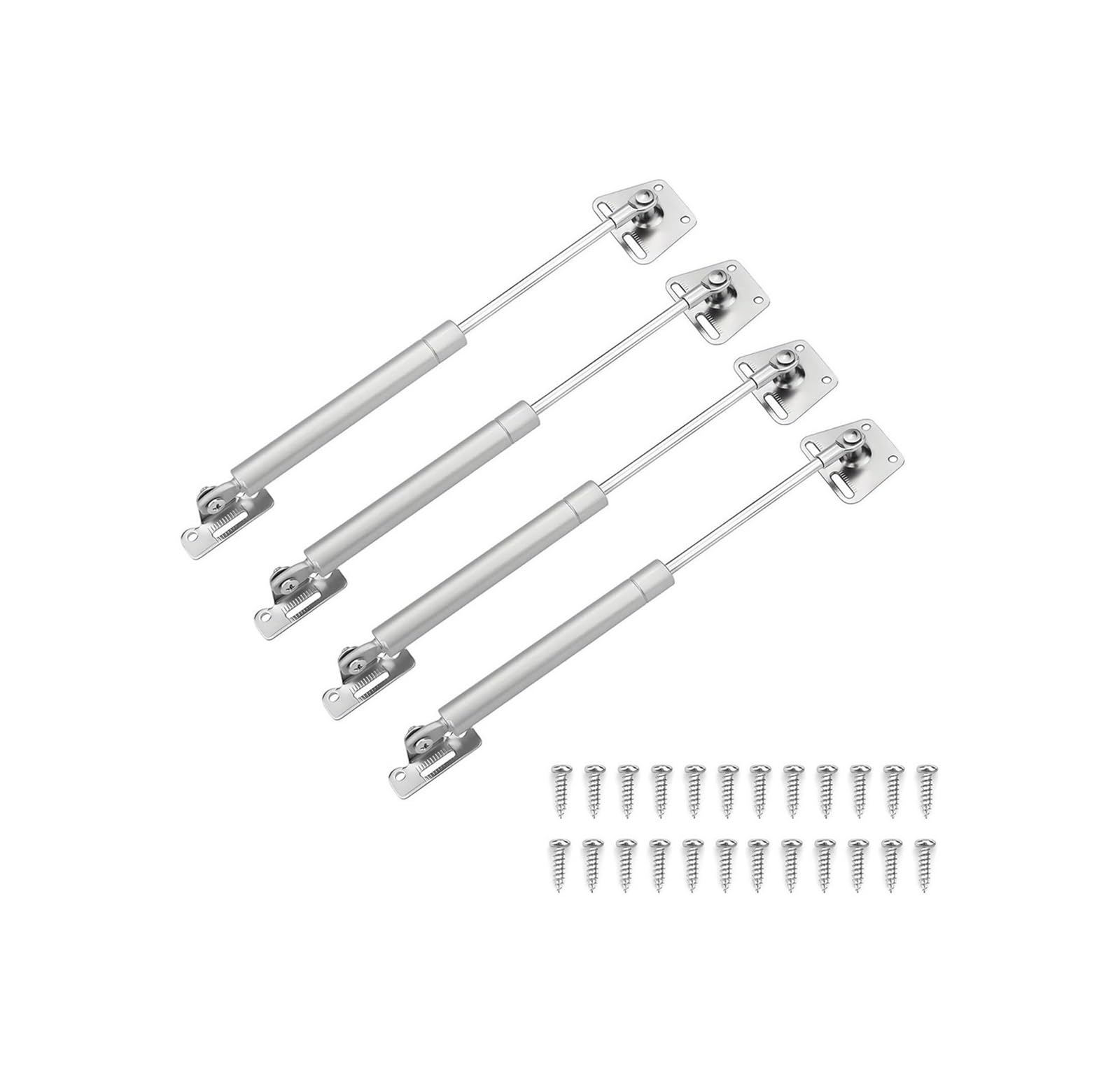 4 Stück 10 Zoll Gasdruckfedern Schränke Spielkisten Spinde(Rubber Core,120N)