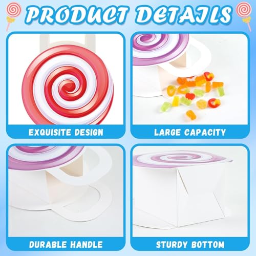 12Pcs Candyland Party Favor Boxes