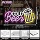 inShareplus Bier Neon Schild, Led Schild für Bar Deko, Dimmbar Bar Schild mit USB-Betrieben, Bier Bar Neon Licht für Bar, Club, Party, Bistro, Shop