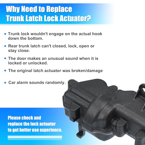 Image of uxcell No.5017678AA Rear Tailgate Trunk Lift Gate Latch Lock Actuator for Dodge Grand Caravan 2001-2007 for Chrysler Pacifica 2004-2008