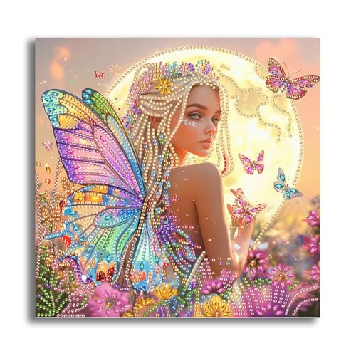 Peinture diamant 5D adultes débutants motif papillon pour loisir créatif DIY