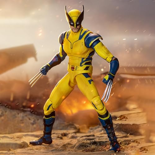 JAMRYSE ZD Toys Wolverine Action Figure, Movie Collectible Edition, 1/10 Scale Full Set Articulated