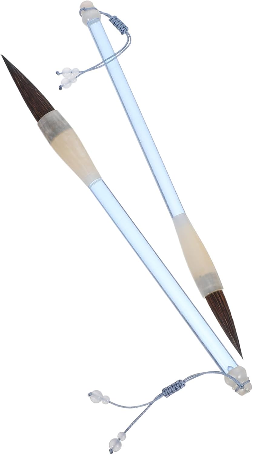 Chinese Calligraphy Brush Pens Maobi Set for Beginners, 2pcs