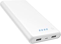 Vista 11 de Cargador Portátil Mejorado 40800mAh Banco de Energía - Batería Portátil con 2 Cables Integrados, PD 25W USB C Paquete de Batería de Carga Rápida