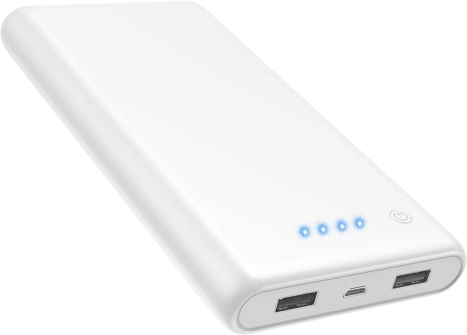 Portable Charger Power Bank 25,800mAh,5V/3A USB C in&Out Fast Phone Charging with Intelligent Smart IC,3 USB Port External Cell Phone Battery Pack Compatible with iPhone 17 16 15,Galaxy,Android-White