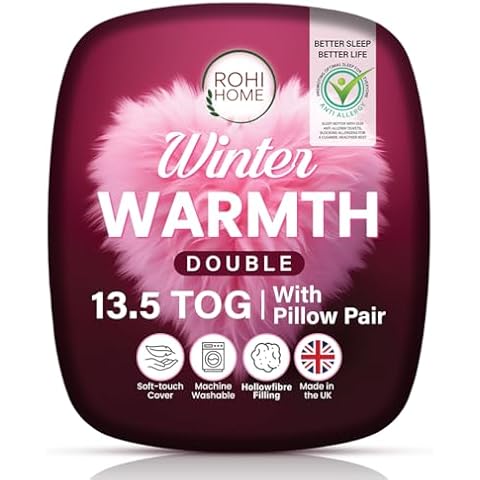 Rohi Anti-Allergy 13.5 Tog Winter Duvet Set Cover