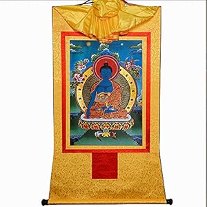 Gandhanra Akshobhya Thangka Tibetische Wandbehang