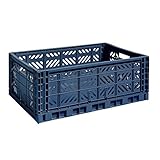 crate and barrel Die multifunktionale Kiste aus Polypropylen überzeugt durch ihr luftiges Design und die verschiedenen Farben