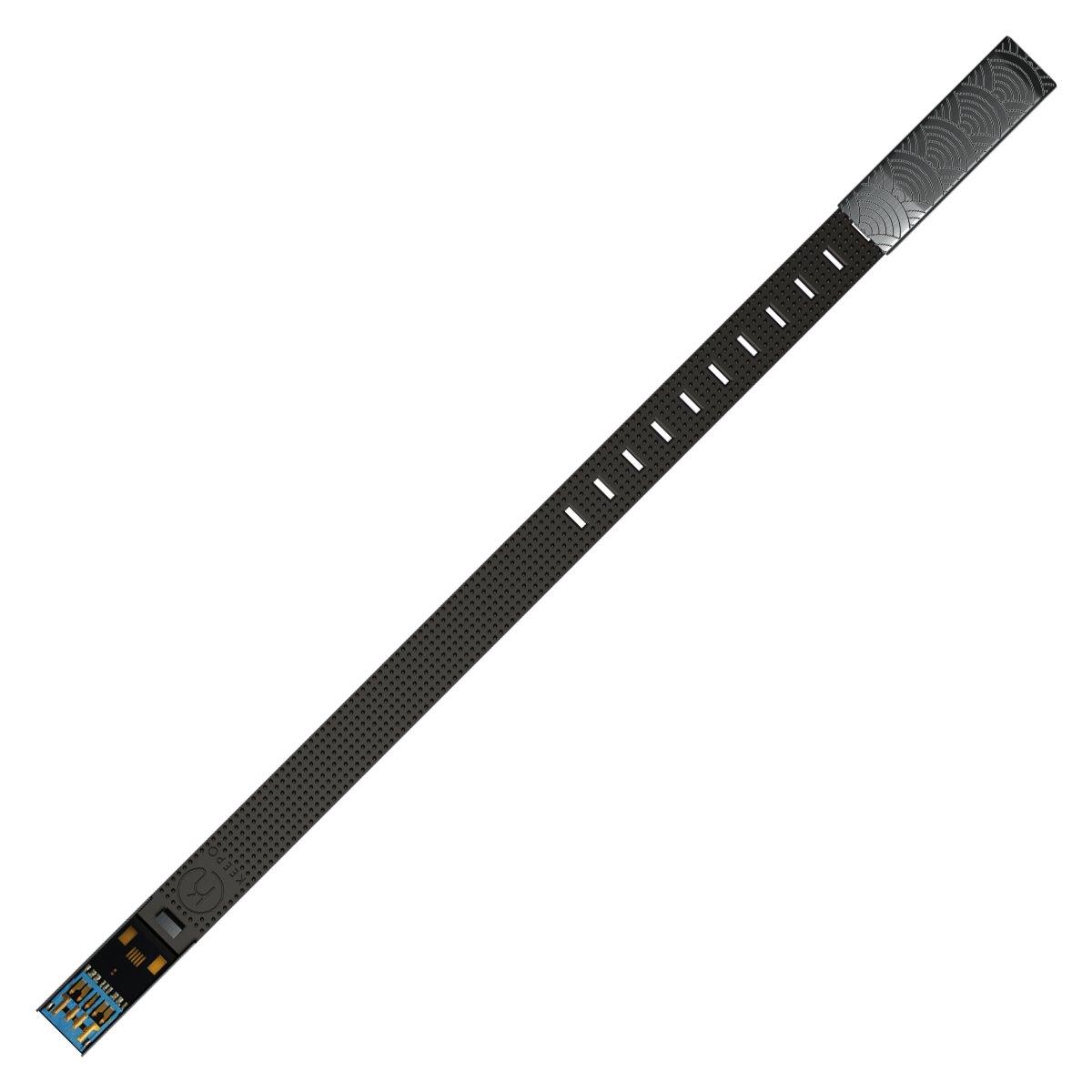 Bracelet USB 32 GB Keepo noir charbon pour vos déplacements quotidiens - 2