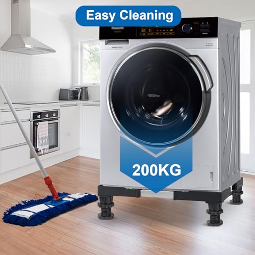 Soporte lavadora contra vibraciones base ajustable con 4 patas 7