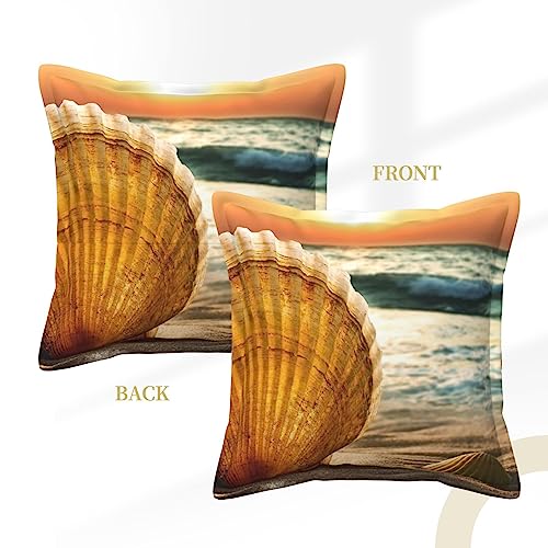 Housses de coussin en cuir décoratives haut de gamme imprimé sable 45 cm