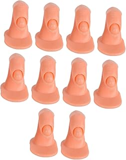 Practice Fingers Training 10pcs Nail Display Stand Tool Stand Acrylic Display Risers Practice False Finger Fake Fingers Model Bracket Gift Disposable Acrylic Gifts