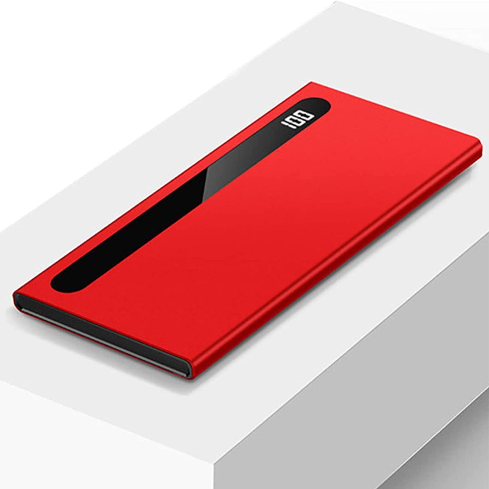 Móvil Portátil Batería Externa Cargador Portátil Power Bank 100000Mah, Paquete De Batería Externa para Teléfono Celular con 2 Salidas Y 2 Entradas Y Pantalla LCD Powerbank Compatible con Tab