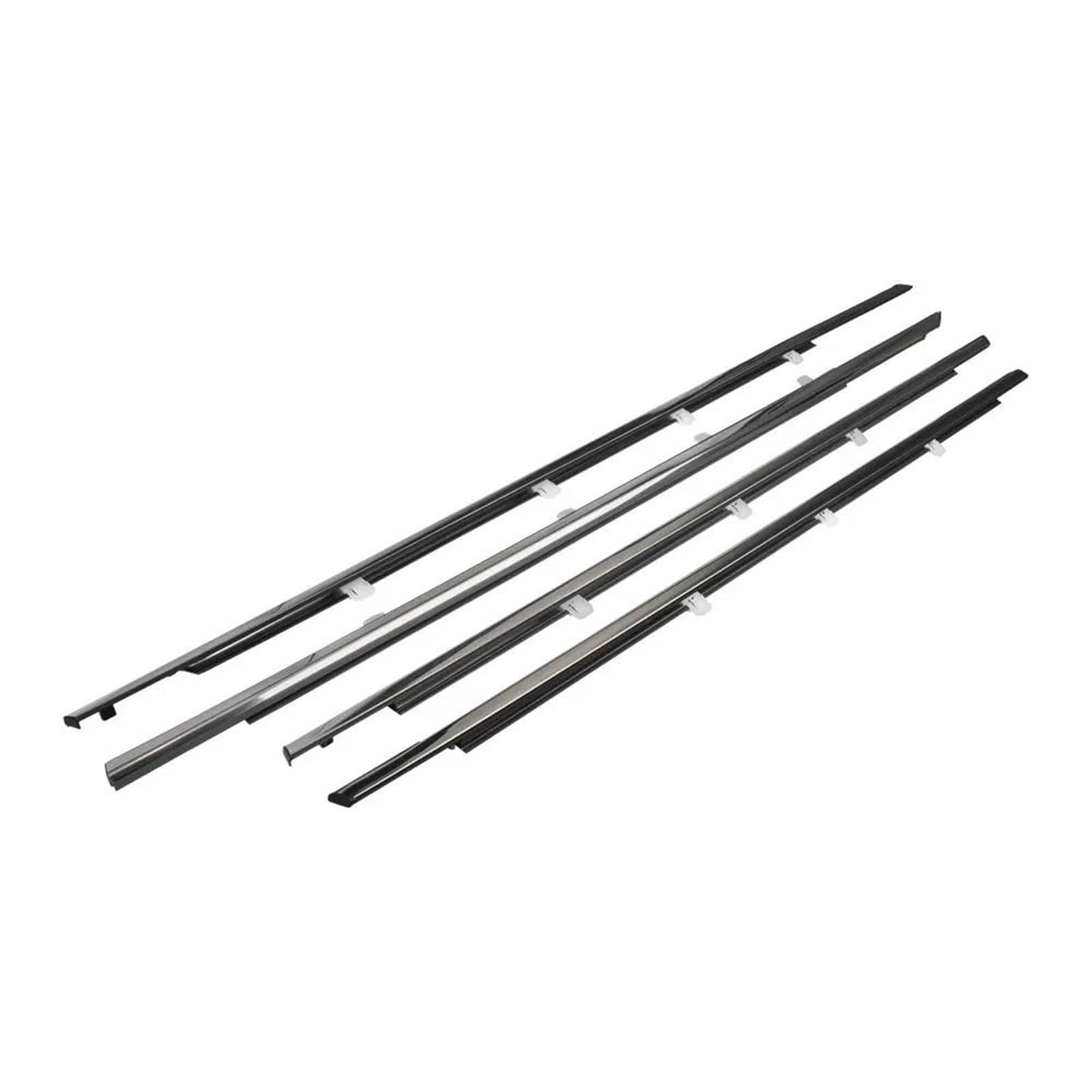 for Accord 2008-2012 Outer Door Window Moulding Trim Weatherstrip (OE# 72910TA0A01) 4Pcs Beltline Molding