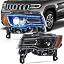 14-22/LED Headlights/Black Housing