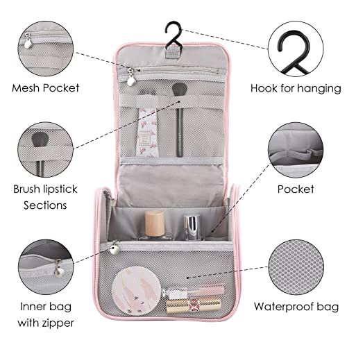Venmate Toiletry Bag Travel Bag, Water-Resistant Makeup Cosmetic Bag Travel Organizer For Accessories, Makeup Bag, Portable Waterproof Women Gift #TOP3
