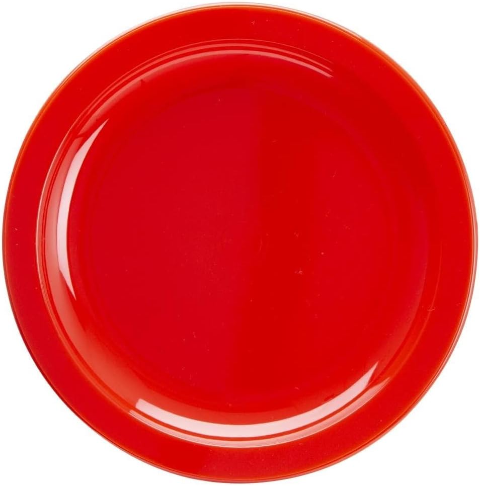 Olympia Kristallon Polycarbonate Plate Red - 172mm 6 3/4" (Box 12)