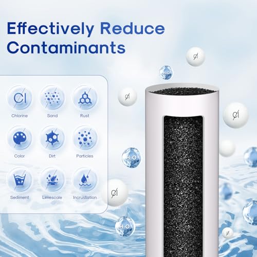 Image of ICEPURE 20 inch x 4.5 inch GAC Filter, 5 Micron 20-Inch Whole House Granular Activated Carbon Water (GAC) Filter Replacement for GAC-20BB, FG25B-KS, FI-CAB20-BB, RFN20BB-C 1 Pack