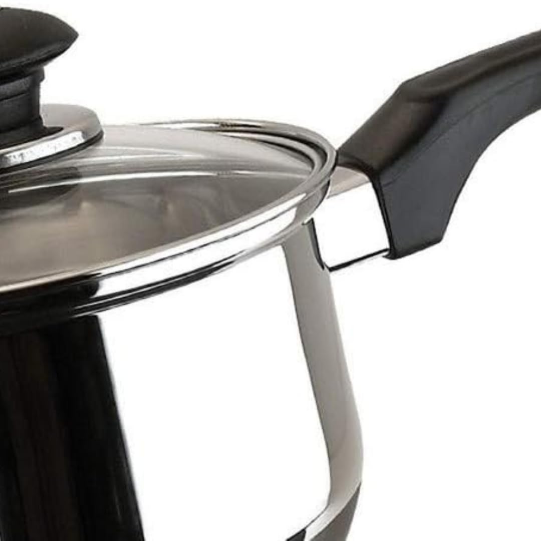 PARENCE.- Set di pentole in acciaio inox da 12 pezzi | Pentole, padelle, coperchi in vetro | Tutti i bruciatori, compresa l'induzione - Set completo di padella e padella - Materiali di alta qualità