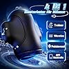 amiufans Masturbieren für Männer Ei Masturbatoren, 4 IN 1 Sex Spielzeug für die Männer Penis Vibrator Trainer, APP Masturbator Eichel Stimulator Vibratorensets Sexspielzeug #1