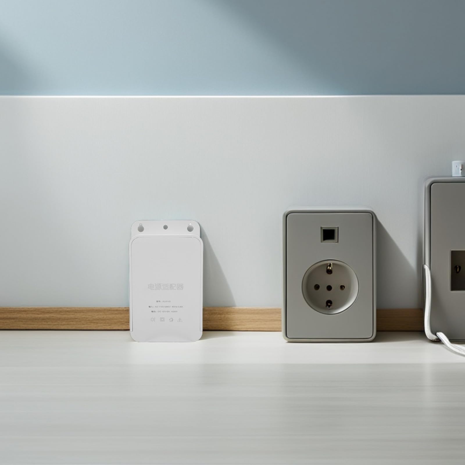 Alipis Scatola di Giunzione Elettrica per Esterni in Plastica Bianca, Design Compatto per Applicazioni di Monitoraggio Industriale e Dispositivi di Sicurezza, Confezione da 4 Pezzi