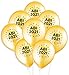 Produktbild feiermeier® Latexballons "Abi 2021" ca.33cm Durchmesser 8 Stück Gold Helium Ballongas geeignet - mit Abstand die Besten Abiturienten seit Jahren