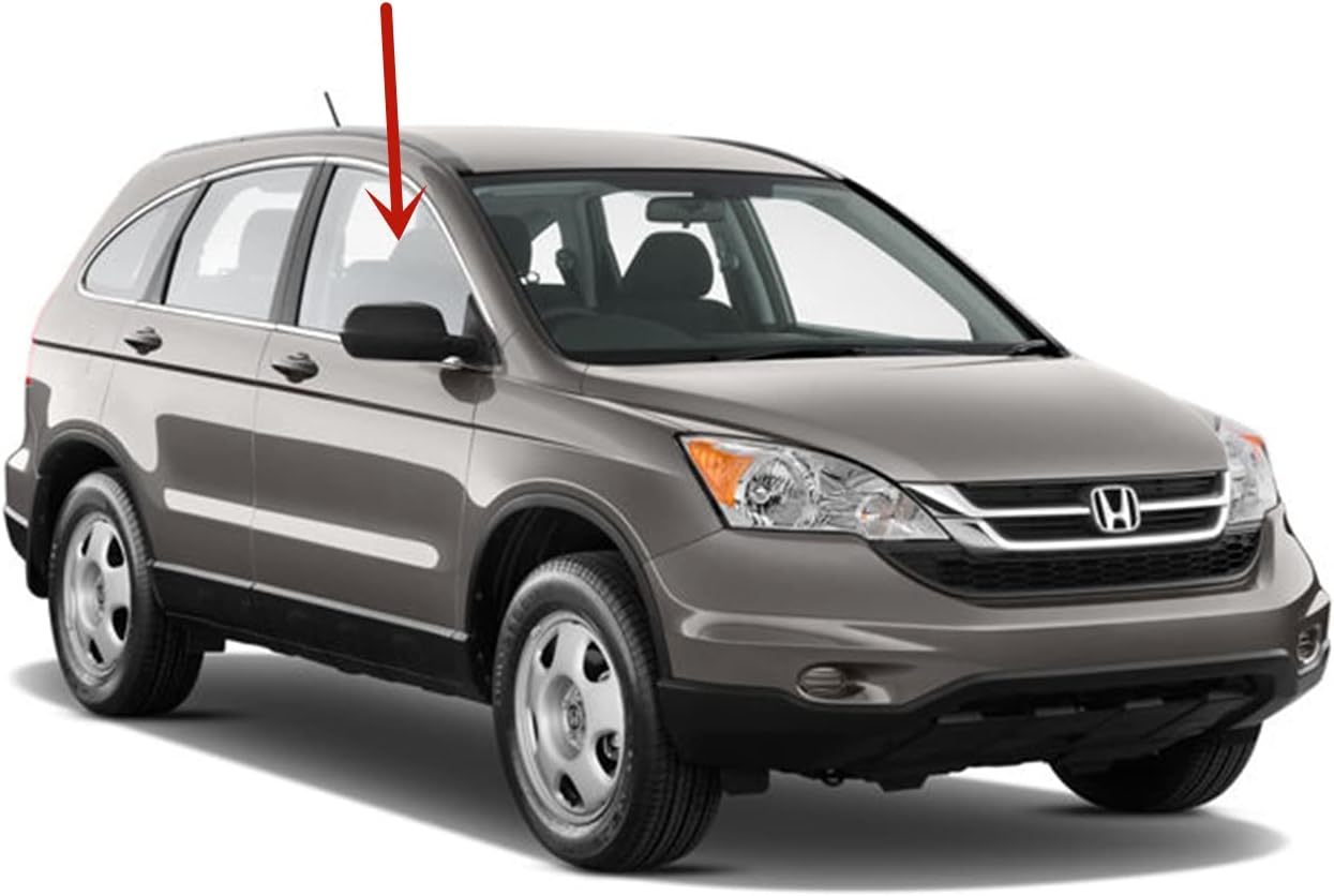 Passenger Right Side Front Door Window Door Glass Compatible with Honda CR-V 2007-2011 Models