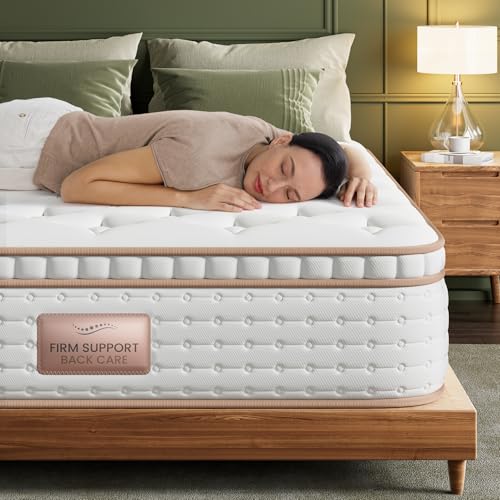 BedStory Full Size Mattress - 13 Inch Hybrid Mattress in a Box - Orthopedic Support for Back Pain Relief & Deep Sleep - CertiPUR-US Certified Non-Toxic Materials