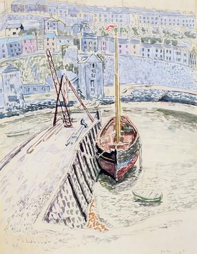 Affiche Toile Le Sans Pareil à Brixham Harbour Carrington Art Portrait Décoration Mural 60x90cm