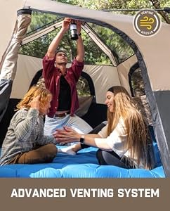 FanttikOutdoor Zeta C6 Pro 6 Person Tent for Camping Setup in 60s (Khaki) — photo 4 of 6