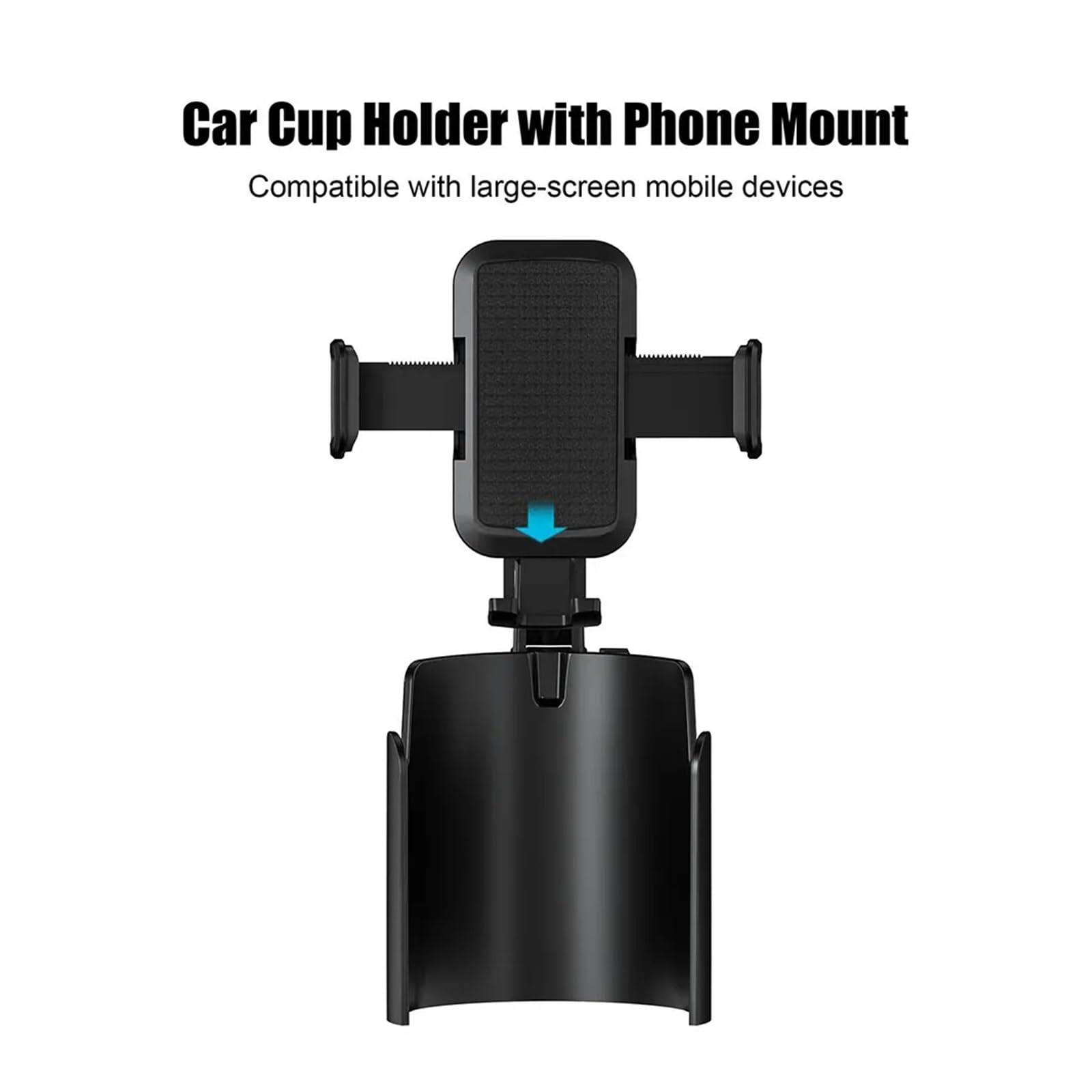 Supporto for cellulare da auto con tazza a collo lungo | Il supporto universale regolabile si adatta a SUV for camion e a tutti gli smartphone