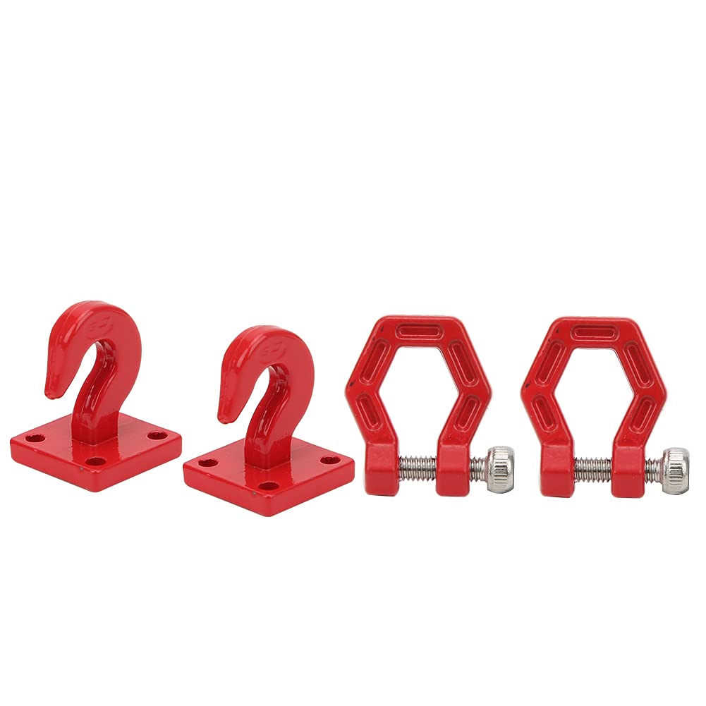 Crochet Simulation Winch Pour Remorque Crochet De Remorque Simulé Pour RC Crawler - Compatible 1:10 SCX10, Traxxas TRX4, Axial, Etc. Accessoire Déco RC Tout-terrain