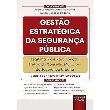 Capa do livro Gestão Estratégica da Segurança Pública - Legitimação e Participação Efetiva do Conselho Municipal de Segurança Urbana