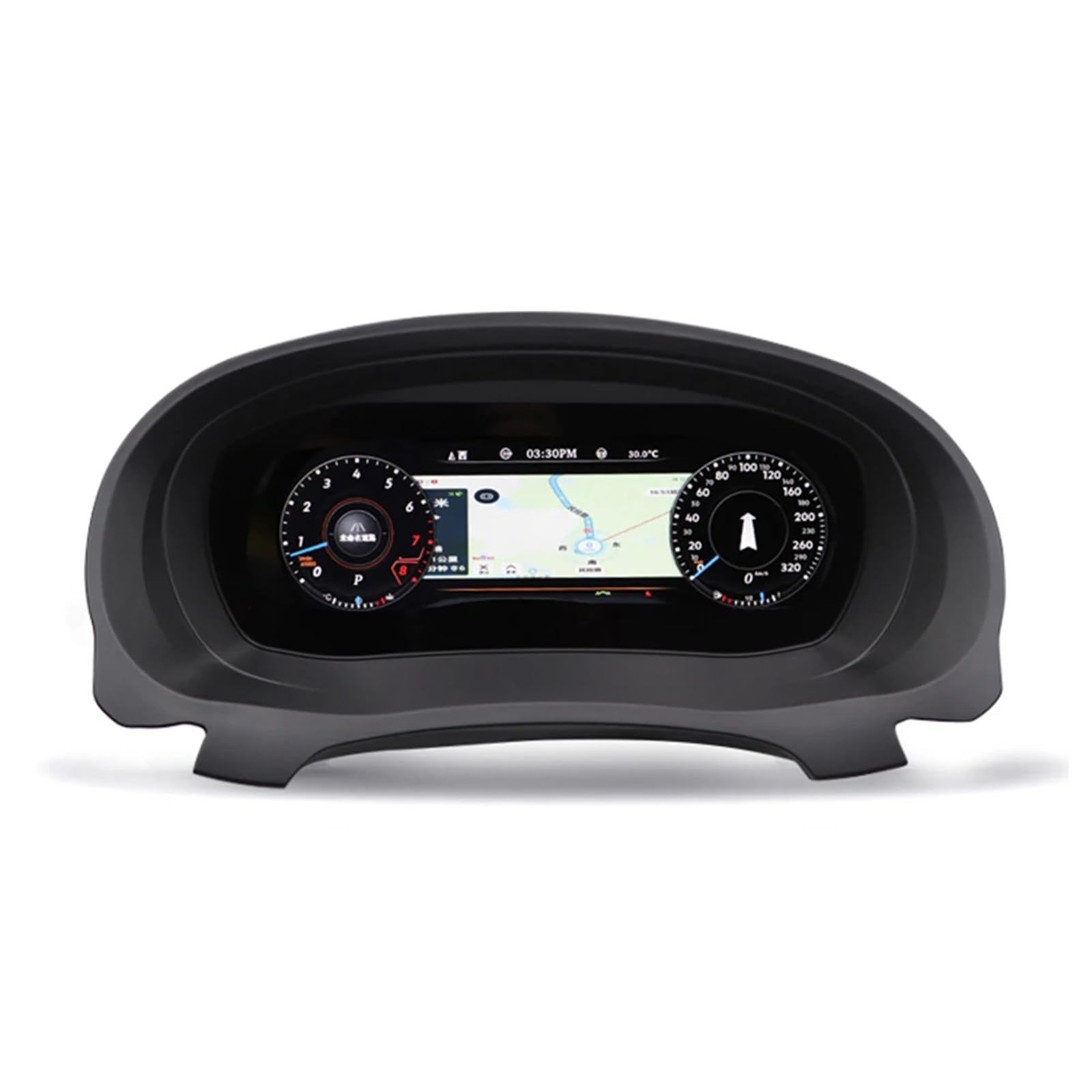 EGUIAS Car Digital Speedometer 10.25'' Digital Instrument Cluster Fit For Volkswagen Fit ForGolf 6 MK6 2010 11 12 13 2014 Years LCD Panel Speedometer