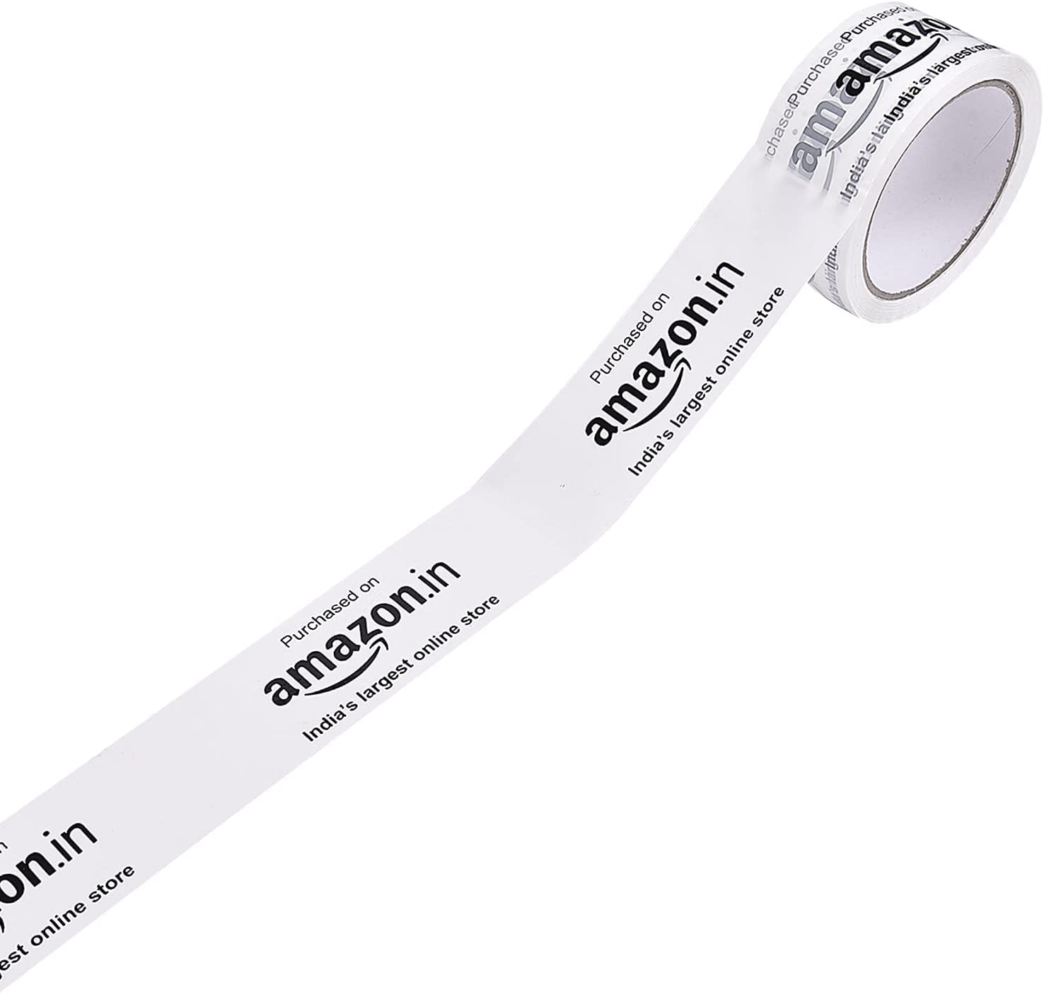 QIANKUN AMAZON BRAND, packaging milky white tape ROLL fOR Ecommerce, OFFICE, PACKAGING, 2 inch Width 65 Meters Long (Pack of 1 Roll) | CELLO Tape for Packing Shipment in Box