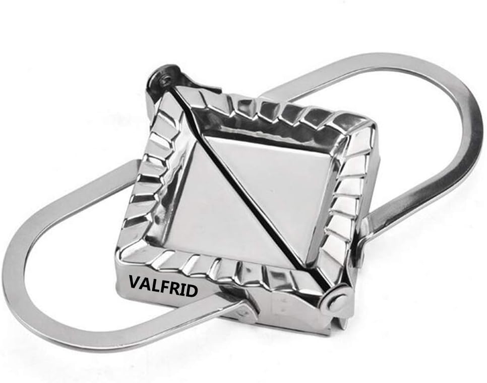 Stainless Steel Dumpling Press Square Tool Pastry Tools,Dumpling Maker Wraper Dough Cutter Pie Ravioli Dumpling Mould Kitchen Accessories (Large Size)