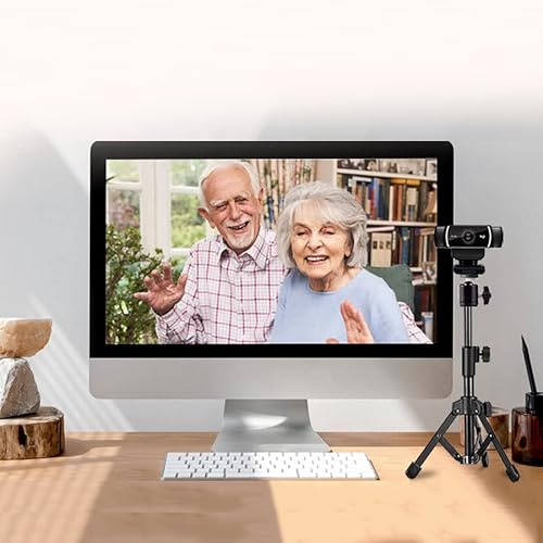 Webcam Tripod Stand Extendable Desktops Tripod For Camera/Phone/Webcam, Desk Tripod Webcam Mount Holder Compatible With Logitech Stream Webcam C925E C922X C922 C930E C930 C920 C615 /Iphone/Ring Light #TOP6
