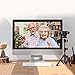 Webcam Tripod Stand Extendable Desktops Tripod for Camera/Phone/Webcam, Desk Tripods Webcam Mount Holder Compatible with Logitech Webcams C925e C922x C922 C930e C930 C920 C615 /iPhone/Ring Light