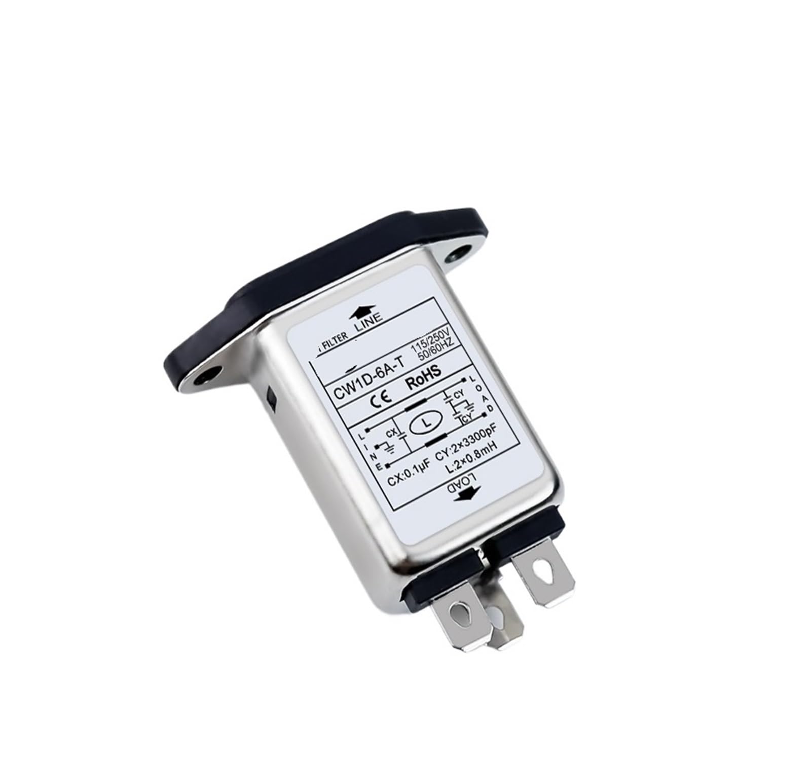 Filtre anti-parasite CW1D 6A pour prise secteur 220V afin de sécuriser vos appareils