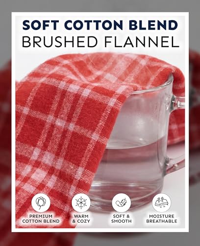Image of Andrew Scott Women's Flannel Sleep Pants| Lounging PJ Pant | Drawstring & Pockets | Multi Packs & Colors