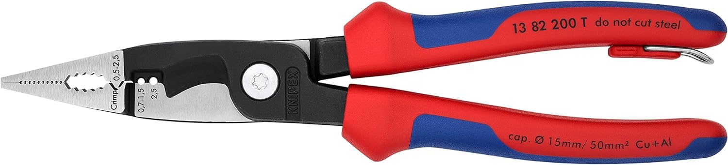 Knipex Pliers For Electrical Installation (200 Mm) 13 82 200 T